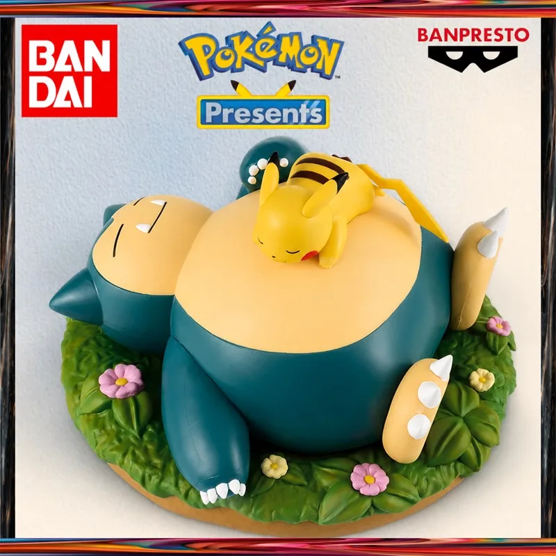 In Stock Bandai Original Banpresto Pokmon Snorlax Pikachu Action Figure Model Doll Brand New Boxed Anime Characters Toys Model
In Stock Bandai Original Banpresto Pokmon Snorlax Pikachu Action Figure Model Doll Brand New Boxed Anime Characters Toys Model