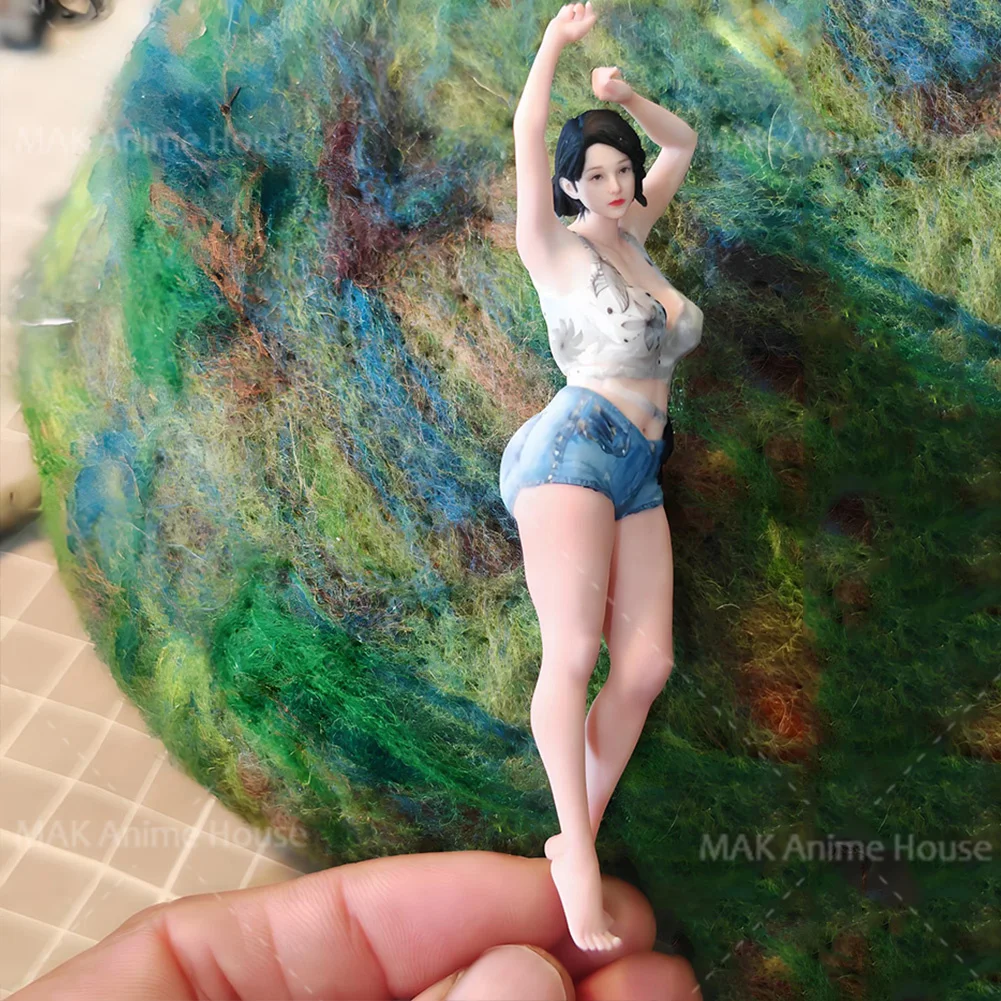 Exquisite Facial Painted 1/64 1/43 1/18 Stretching Denim Shorts Beautiful Woman Figure Hyperrealism Model Scene Creative Toys
Exquisite Facial Painted 1/64 1/43 1/18 Stretching Denim Shorts Beautiful Woman Figure Hyperrealism Model Scene Creative Toys