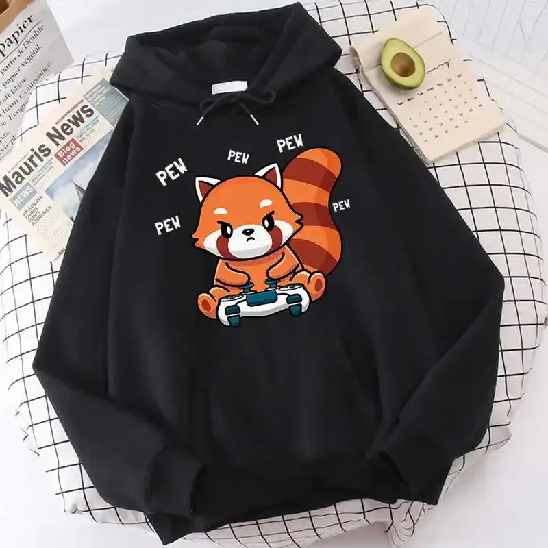 Cute Pew Red Panda Kawaii Printed Hoodie Men/Women's Casual Hoodies Long Sleeve Pullover Sweatshirts Oversized Unisex Clothing
Cute Pew Red Panda Kawaii Printed Hoodie Men/Women's Casual Hoodies Long Sleeve Pullover Sweatshirts Oversized Unisex Clothing