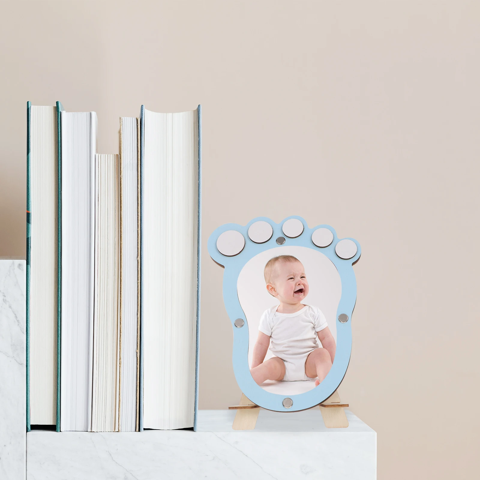 1pc Baby Growth Footprint Photo Frame Durable Material Celebrate First Year Newborn Boy Girl Keepsake Home Decor Baby Handprints
1pc Baby Growth Footprint Photo Frame Durable Material Celebrate First Year Newborn Boy Girl Keepsake Home Decor Baby Handprints