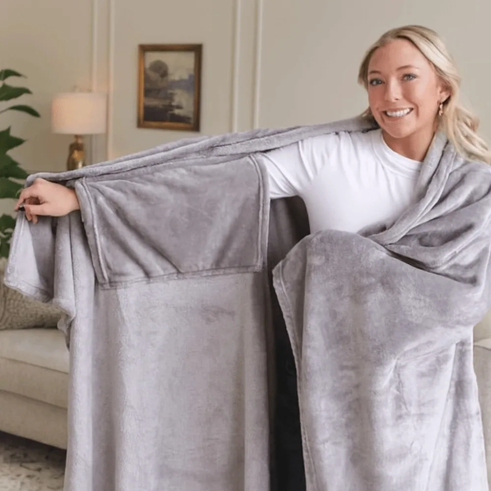 Multi-functional Flannel Winter Wearable Blanket Warm Office Nap Blanket Soft Washable Leisure Blanket Winter
Multi-functional Flannel Winter Wearable Blanket Warm Office Nap Blanket Soft Washable Leisure Blanket Winter