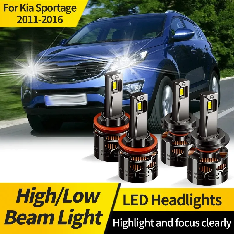 2PCS For Kia Sportage 2011-2016 Led Headlight H7 High Low Beam Lamp Canbus 6000K White Super Bright H11 Car Auto Headlamp Bulbs
2PCS For Kia Sportage 2011-2016 Led Headlight H7 High Low Beam Lamp Canbus 6000K White Super Bright H11 Car Auto Headlamp Bulbs