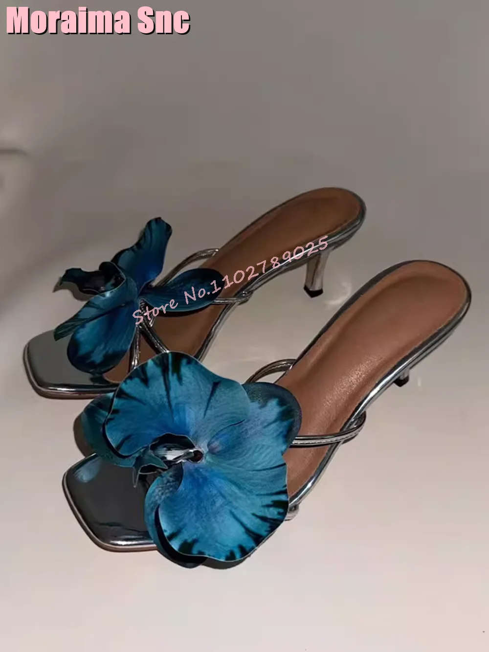 2024 New Flower Decor Slippers Stiletto Square Toe Hollow Women's Shoes Summer Slides Casual Outdoor Beach Blue Mixed Colors
2024 New Flower Decor Slippers Stiletto Square Toe Hollow Women's Shoes Summer Slides Casual Outdoor Beach Blue Mixed Colors