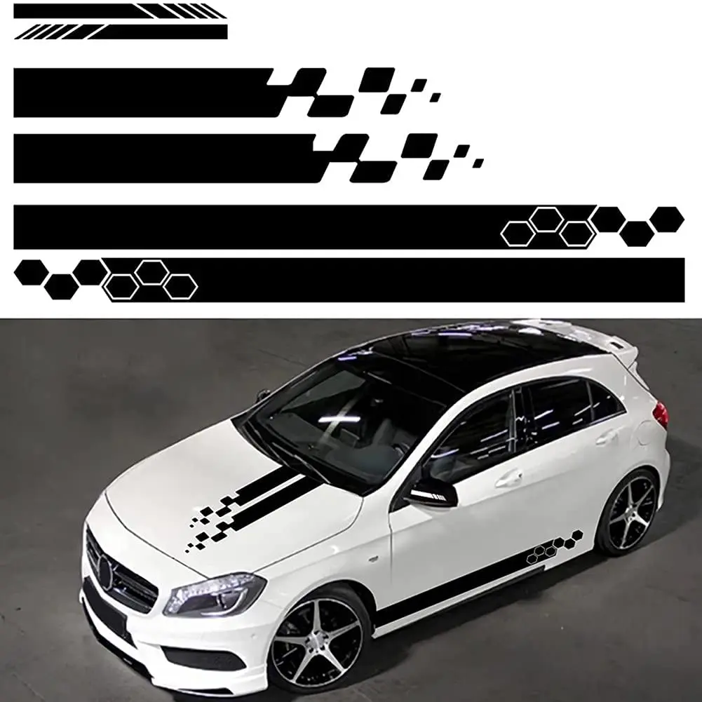 RoJuicy 5 Pieces Vinyl Car Side Stickers Decorative Auto Body Racing Sports Decals Car Truck DIY Decal Stripes Vinyl Sticker Acc
RoJuicy 5 Pieces Vinyl Car Side Stickers Decorative Auto Body Racing Sports Decals Car Truck DIY Decal Stripes Vinyl Sticker Acc