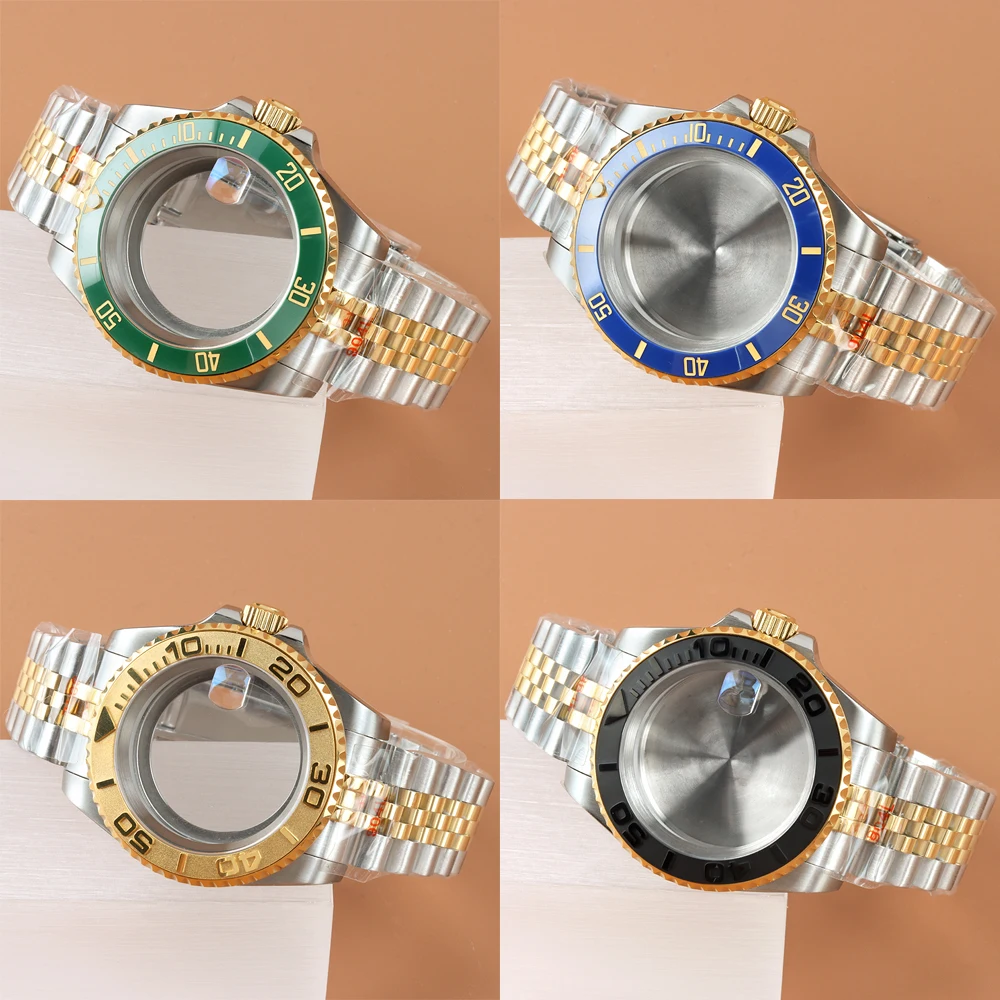 40mm NH35 Case Steel Jubilee Strap For Sub GMT Sapphire glass Watch Case For Seiko NH35 NH36 NH38 NH34 Movement 28.5mm Dial
40mm NH35 Case Steel Jubilee Strap For Sub GMT Sapphire glass Watch Case For Seiko NH35 NH36 NH38 NH34 Movement 28.5mm Dial