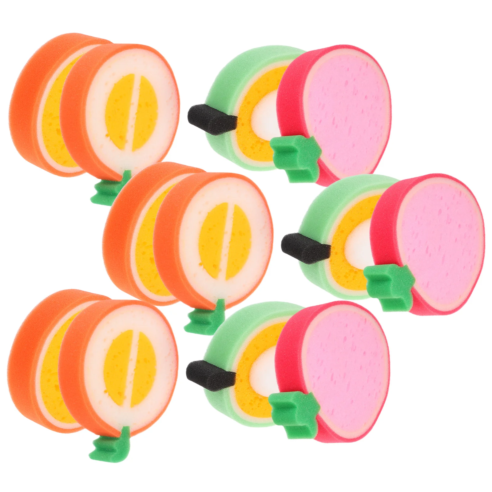 12pcs Fruit Shaped Thick Sponges for Dish Cleaning Kitchen Scrubbers Strawberries Mangos Oranges Quick Foam Non Scratch
12pcs Fruit Shaped Thick Sponges for Dish Cleaning Kitchen Scrubbers Strawberries Mangos Oranges Quick Foam Non Scratch