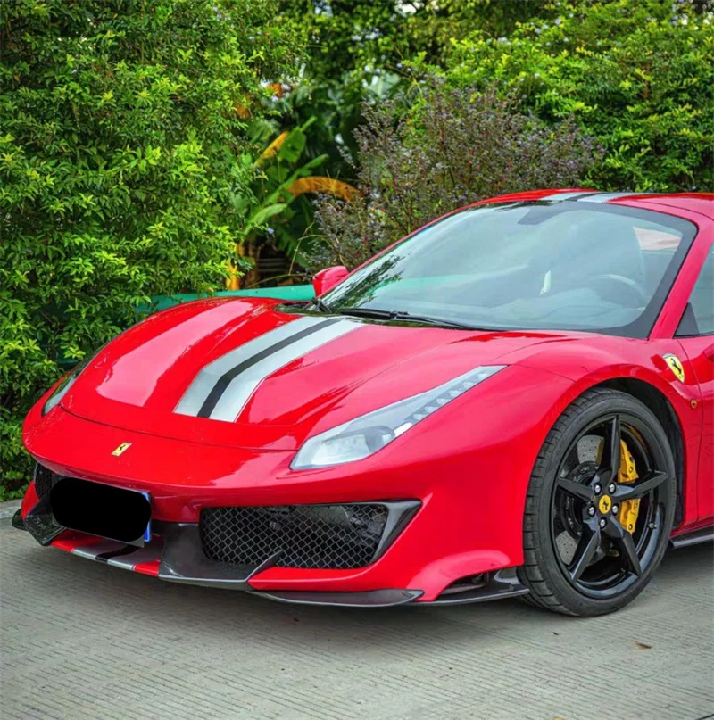 Used for Ferrari 488 GTB Spider Upgrade P-style Semi Carbon Fiber Front Bumper Luggage Compartment Hood Body Kit
Used for Ferrari 488 GTB Spider Upgrade P-style Semi Carbon Fiber Front Bumper Luggage Compartment Hood Body Kit