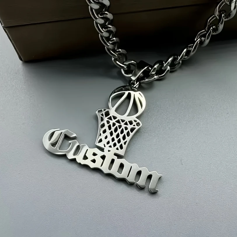 Custom Stainless Steel Basketball Pendant Necklace for Men Personalized Engraving Sporty Design 304 Stainless Steel Jewelry
Custom Stainless Steel Basketball Pendant Necklace for Men Personalized Engraving Sporty Design 304 Stainless Steel Jewelry