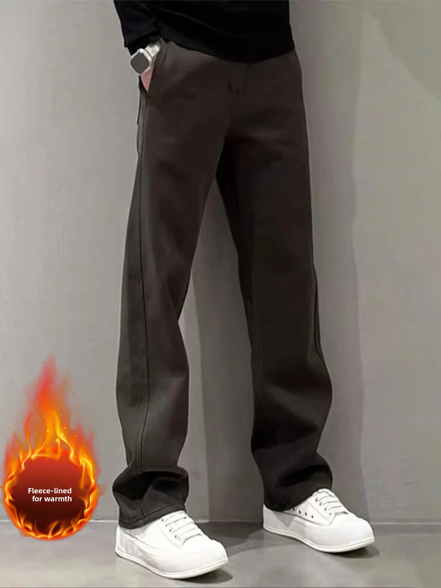 Мужские повседневные джинсы прямого кроя на флисовой подкладке, однотонные, простые, удобные, теплые, осенняя новинка
Мужские повседневные джинсы прямого кроя на флисовой подкладке, однотонные, простые, удобные, теплые, осенняя новинка