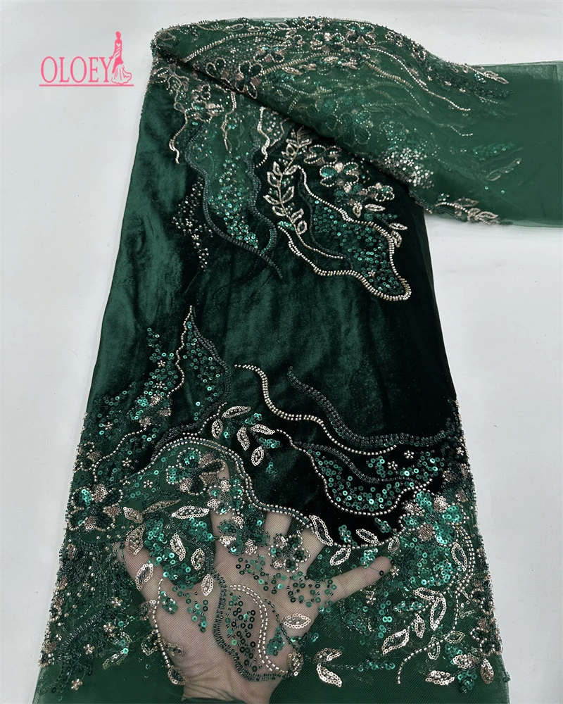 Velvet Luxurious African Beaded Net Mesh Lace Fabric with Sequins French Tulle for Nigerian Wedding Party Dresses
Velvet Luxurious African Beaded Net Mesh Lace Fabric with Sequins French Tulle for Nigerian Wedding Party Dresses