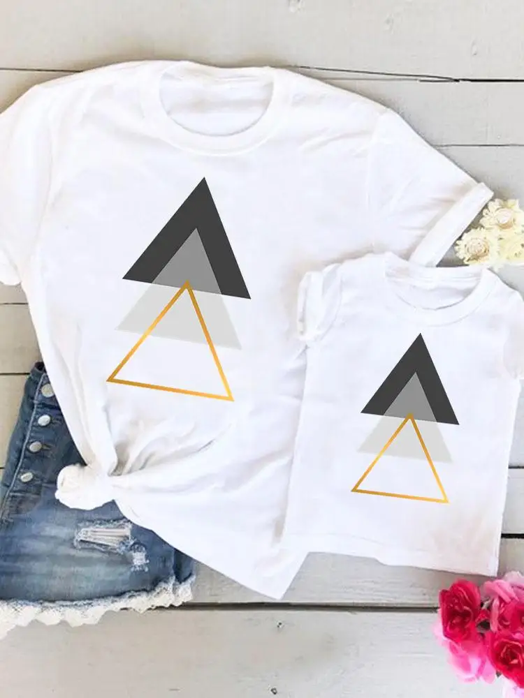 Tee Women Kid Child Geometric 90s Boy Girl Summer Mom Mama Mother Graphic T-shirt Clothes Clothing Family Matching Outfits
Tee Women Kid Child Geometric 90s Boy Girl Summer Mom Mama Mother Graphic T-shirt Clothes Clothing Family Matching Outfits