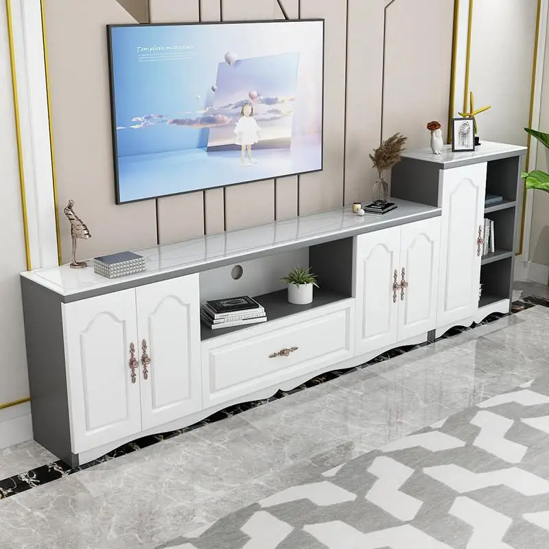 European White Luxury Tv Cabinet Simple Drawers Designer Storage Tv Cabinet Modern Nordic Floor Szafka Pod Telewizor Furniture
European White Luxury Tv Cabinet Simple Drawers Designer Storage Tv Cabinet Modern Nordic Floor Szafka Pod Telewizor Furniture