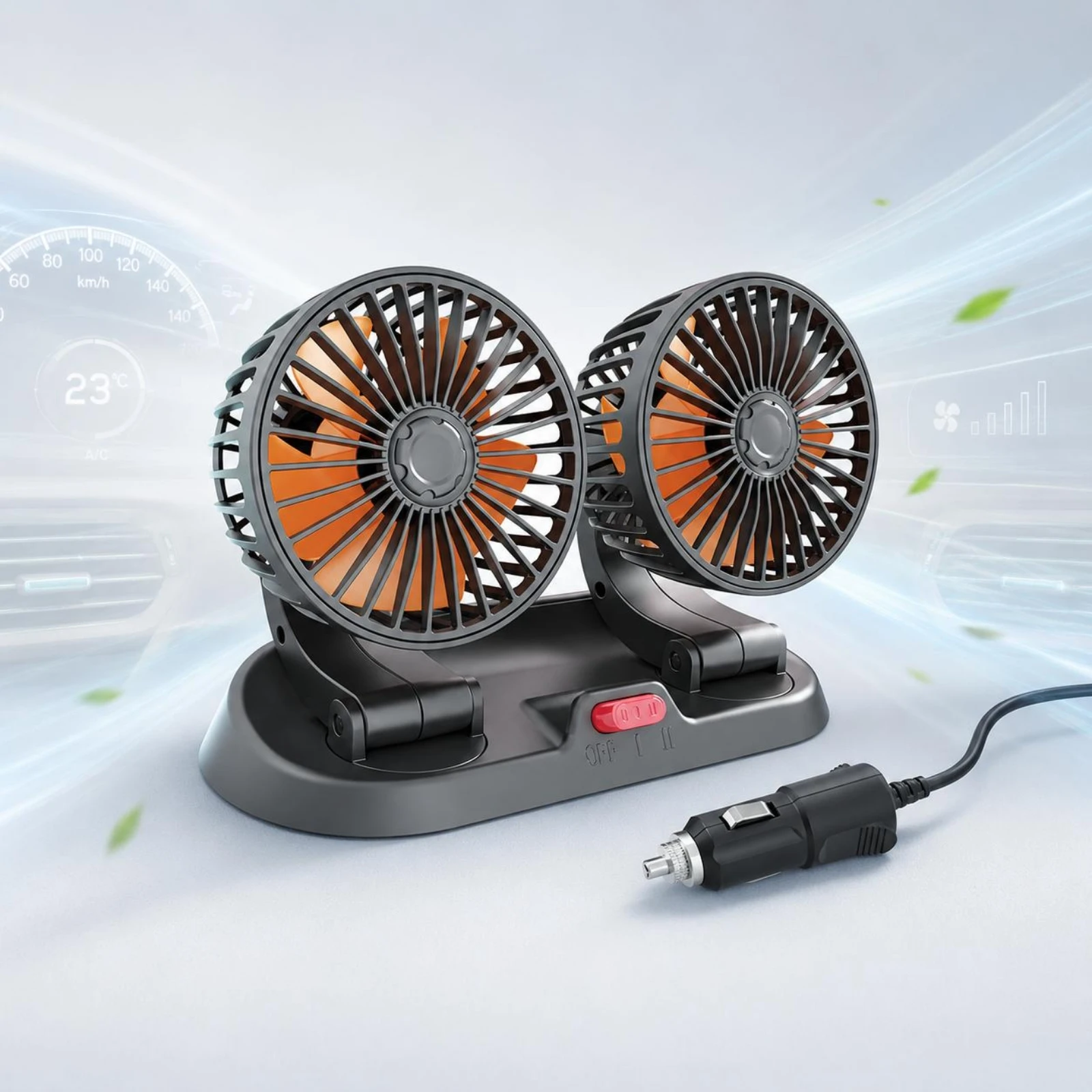 twoHead Car Fan Wired Dual Head Car Fan Plastic Parking Number Plate
twoHead Car Fan Wired Dual Head Car Fan Plastic Parking Number Plate