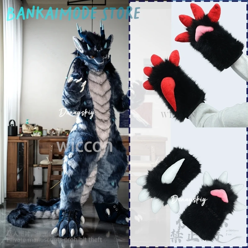 Аниме Dragon Claw Paw Kig Пушистый Косплей Меховой Костюм Перчатки Милый Kawai Красный Черный Белый Опора Девушка Женщины Мужчина Хэллоуин Костюм 코스프레
Аниме Dragon Claw Paw Kig Пушистый Косплей Меховой Костюм Перчатки Милый Kawai Красный Черный Белый Опора Девушка Женщины Мужчина Хэллоуин Костюм 코스프레