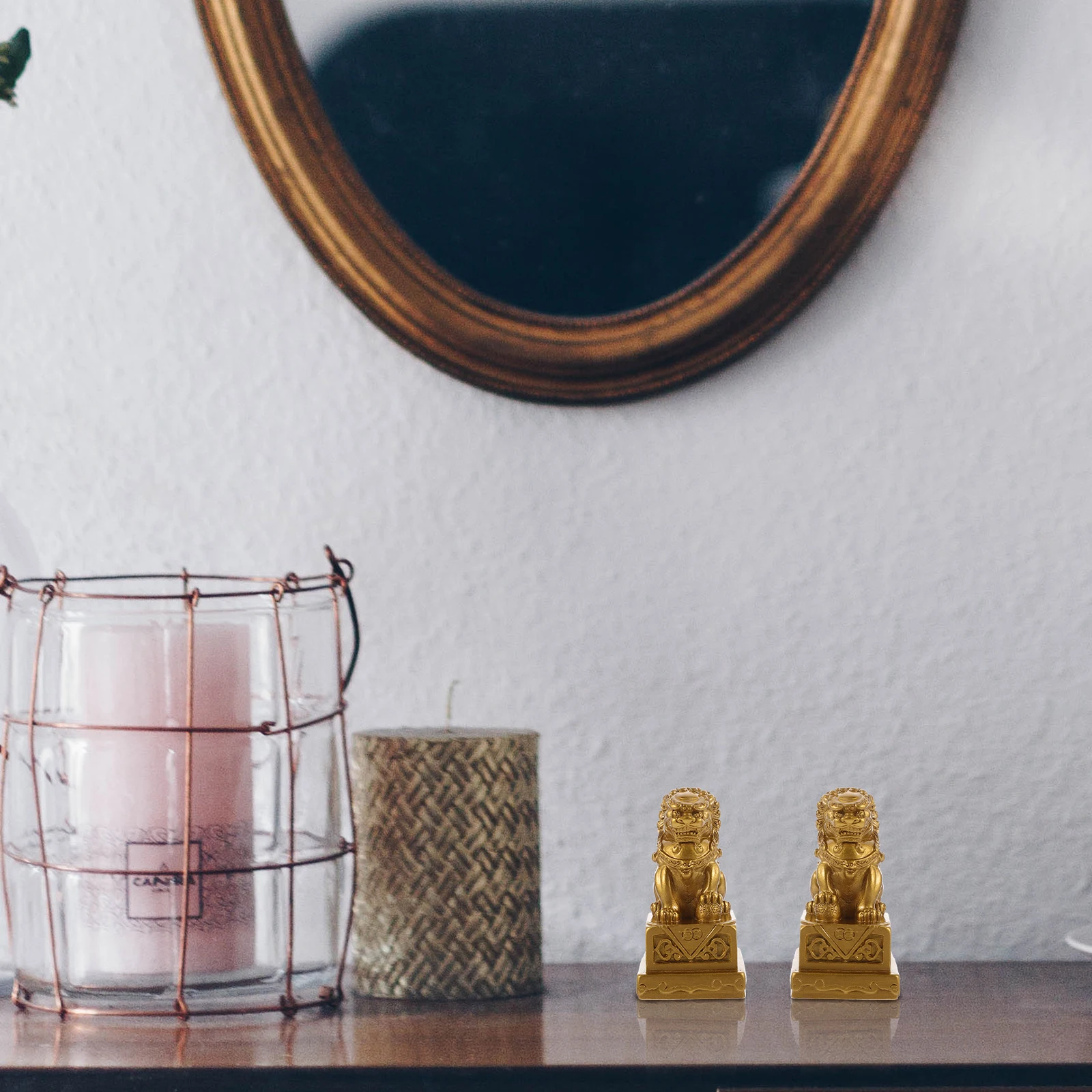 2Pcs Mini Lion Statue Resin Animals Decoration Desktop Sculpture for Office Home Party Cool Personalized Gift Idea Small Size
2Pcs Mini Lion Statue Resin Animals Decoration Desktop Sculpture for Office Home Party Cool Personalized Gift Idea Small Size