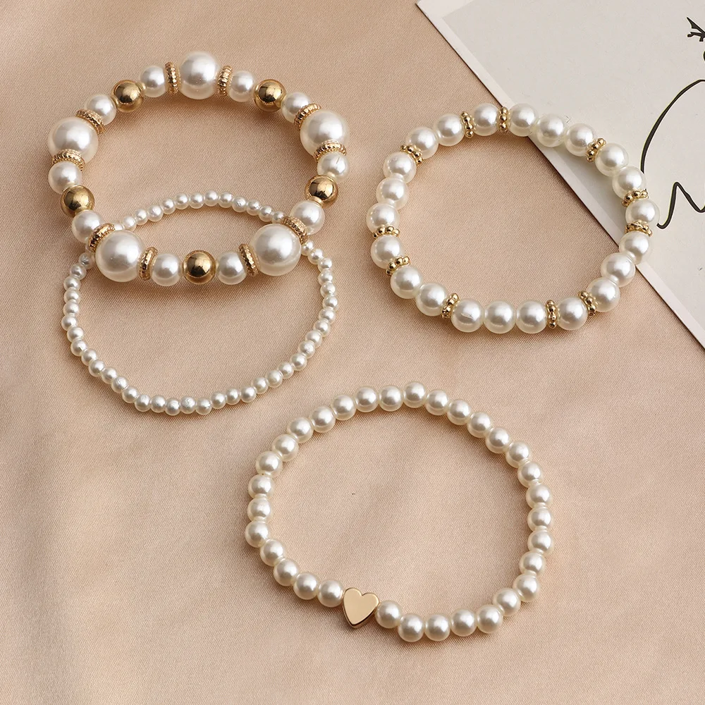4pcs/Set New Arrival Handmade Jewelry Women Gift Fashion Pearl Bracelet Luxury Love Pearl Bracelet
4pcs/Set New Arrival Handmade Jewelry Women Gift Fashion Pearl Bracelet Luxury Love Pearl Bracelet