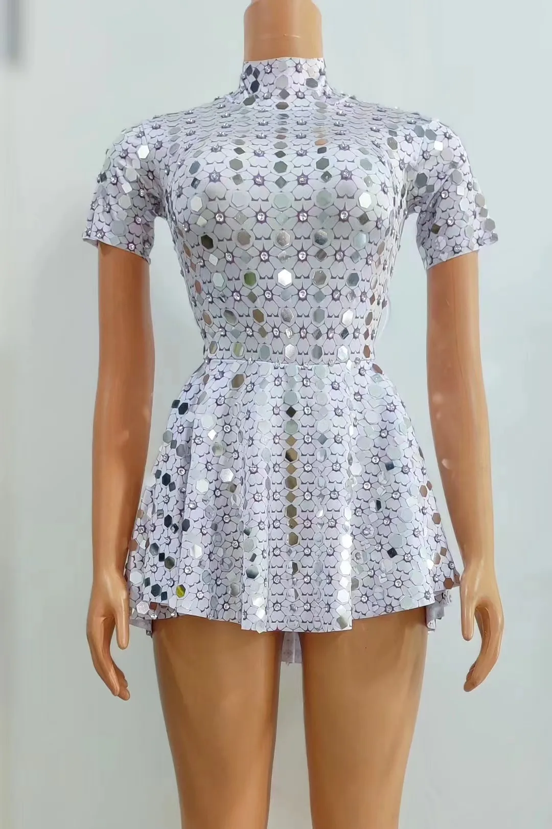 Sparkly Sequins Rhinestones Dress Women Prom Gogo Dance Costume Group Party Celebrate Jazz Dance Outfit Mini Dress XS7431
Sparkly Sequins Rhinestones Dress Women Prom Gogo Dance Costume Group Party Celebrate Jazz Dance Outfit Mini Dress XS7431