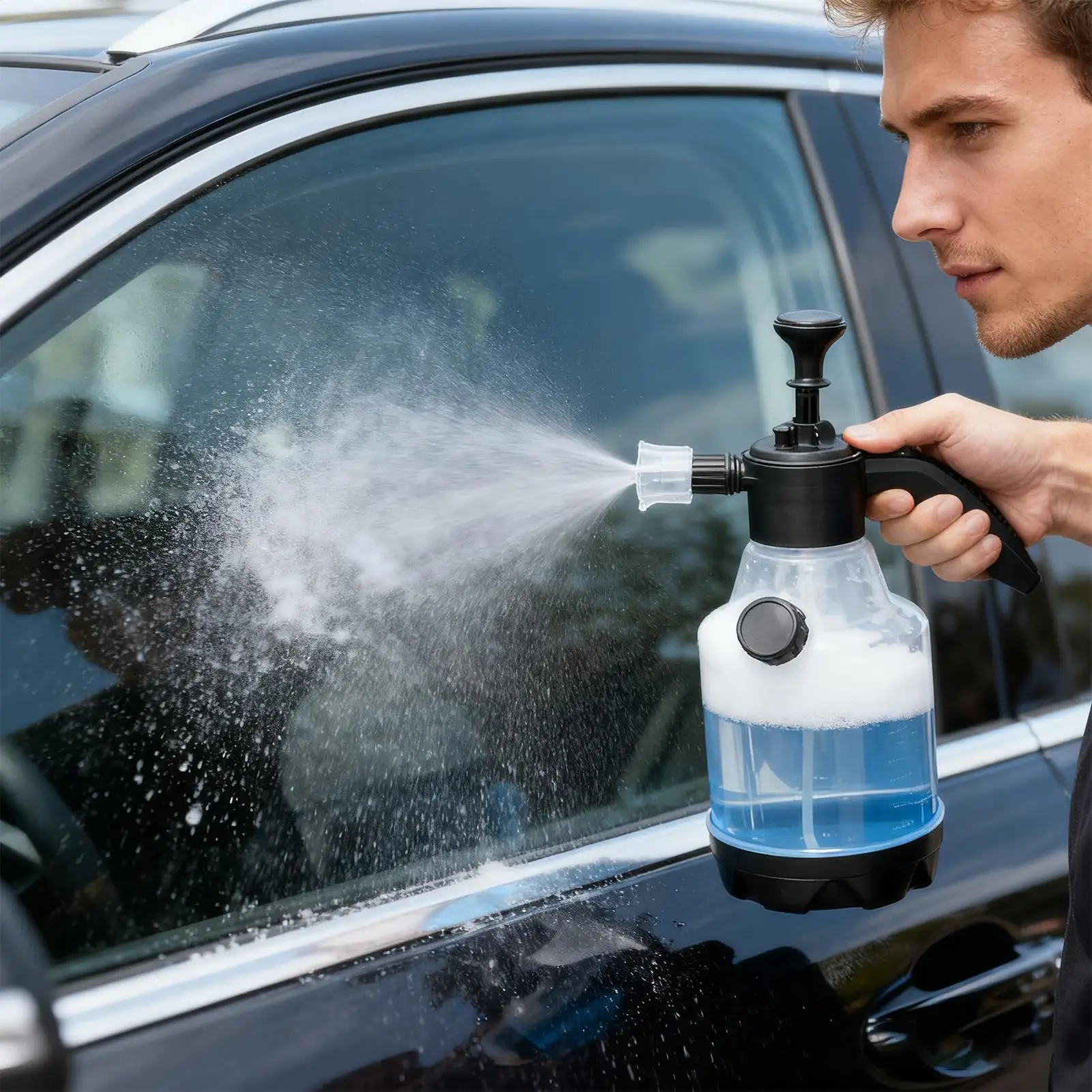 3L Foam Spray Bottle Hand Pump Pressure Sprayer For Car Wash & Cleaning, Foaming Sprayer For Outdoor Plants Household
3L Foam Spray Bottle Hand Pump Pressure Sprayer For Car Wash & Cleaning, Foaming Sprayer For Outdoor Plants Household