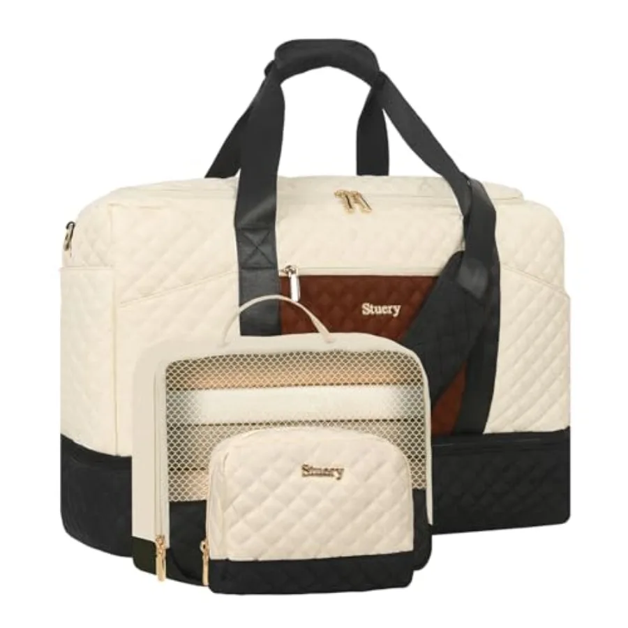 Weekender Bags for Women with Toiletry Bags: Large Overnight Bags Travel Duffel Bag Carry On Shoulder Weekend Tote with Shoe Co
Weekender Bags for Women with Toiletry Bags: Large Overnight Bags Travel Duffel Bag Carry On Shoulder Weekend Tote with Shoe Co