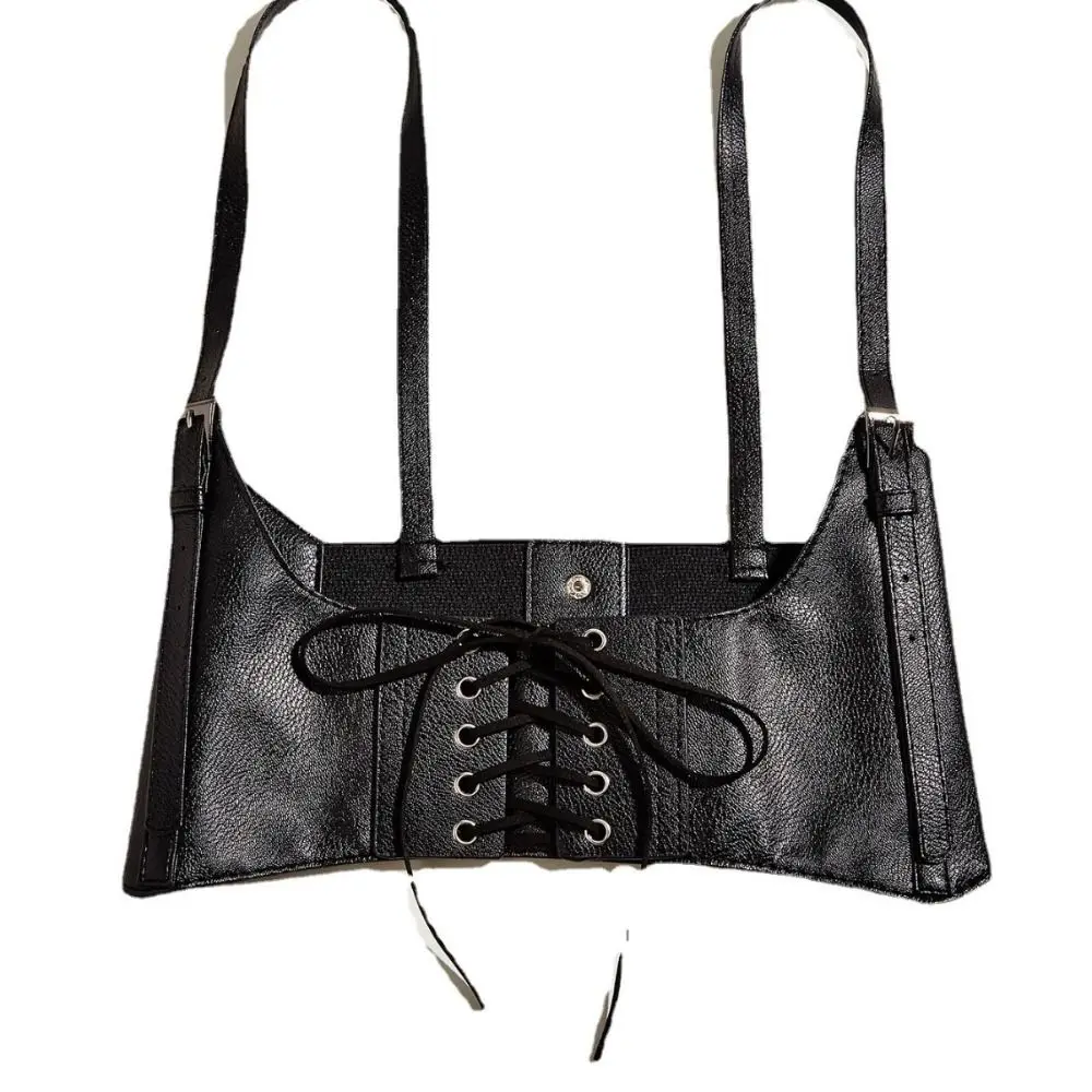 Punk PU Leather Suspenders Elastic Cummerbunds Adjustable Black Wide Belt Waistband Bow Waist Corset Girl
Punk PU Leather Suspenders Elastic Cummerbunds Adjustable Black Wide Belt Waistband Bow Waist Corset Girl