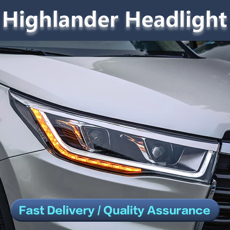 Светодиодные фары 2015-2017 года для Highlander, светодиодные фары в сборе, передние фары
Светодиодные фары 2015-2017 года для Highlander, светодиодные фары в сборе, передние фары