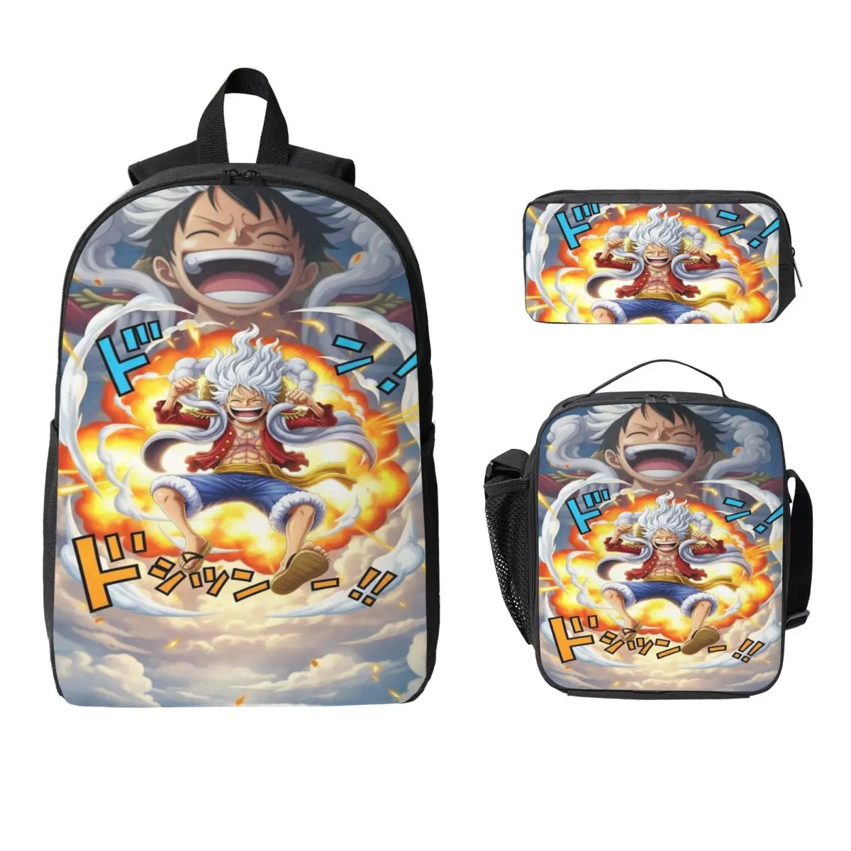 3Pcs Luffys O-one-pieces School bags Set for Kids Pencil Boxes Backpack Sets with Lunch Box For Primary School Students Knapsack
3Pcs Luffys O-one-pieces School bags Set for Kids Pencil Boxes Backpack Sets with Lunch Box For Primary School Students Knapsack
