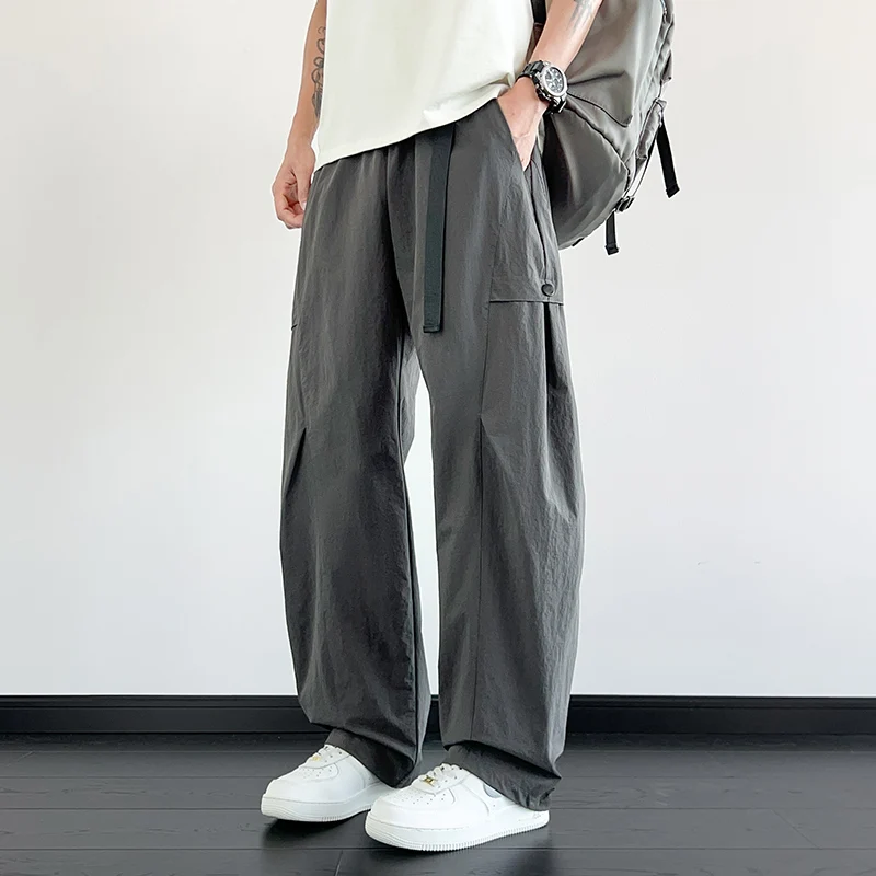 New Men's Overalls Multi-Pocket American Hiphop Pants Men's Cargo Pants Black Sweatpants Baggy Straight Long Trousers 5XL
New Men's Overalls Multi-Pocket American Hiphop Pants Men's Cargo Pants Black Sweatpants Baggy Straight Long Trousers 5XL