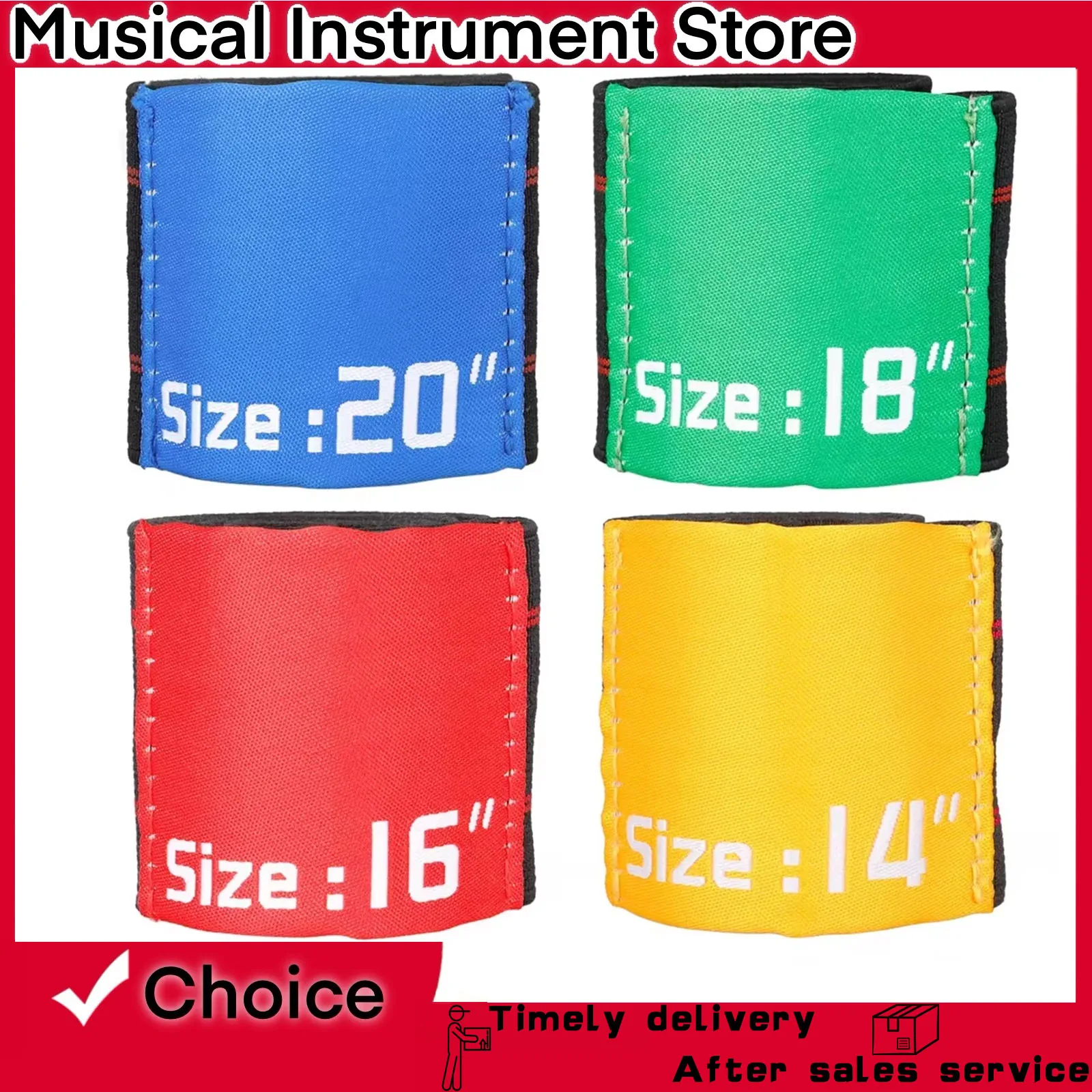 4 шт./компл. набор эластичных колец, бесшумная лента 14/16/18/20 дюймов, тарелка, глушитель, ремень, аксессуары для ударных инструментов
4 шт./компл. набор эластичных колец, бесшумная лента 14/16/18/20 дюймов, тарелка, глушитель, ремень, аксессуары для ударных инструментов