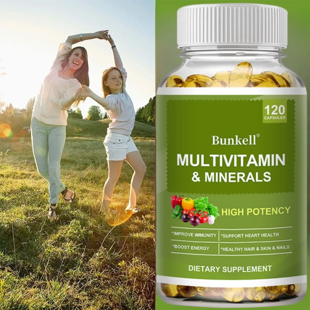 Multivitamin Capsule Immune Health Support Contain Methylated Vitamins and Chelated Minerals Provide Body Energy
Multivitamin Capsule Immune Health Support Contain Methylated Vitamins and Chelated Minerals Provide Body Energy