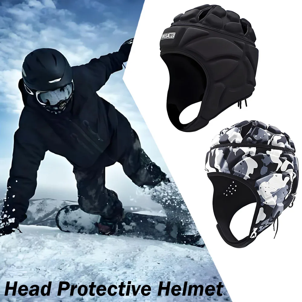 Shockproof Sports Helmet Caps Adjustable EVA Head Protector for Snowboarding Football Goalkeeper Shockproof Helmets
Shockproof Sports Helmet Caps Adjustable EVA Head Protector for Snowboarding Football Goalkeeper Shockproof Helmets