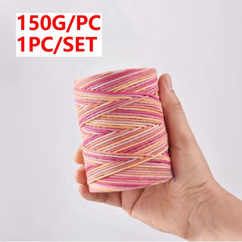150 г 1 шт., 2 мм, 100 м, разноцветный хлопковый шнур, вязаная хлопковая веревка для ручной работы, сделай сам, тканый материал, сумка, самоплетенный шарф
150 г 1 шт., 2 мм, 100 м, разноцветный хлопковый шнур, вязаная хлопковая веревка для ручной работы, сделай сам, тканый материал, сумка, самоплетенный шарф