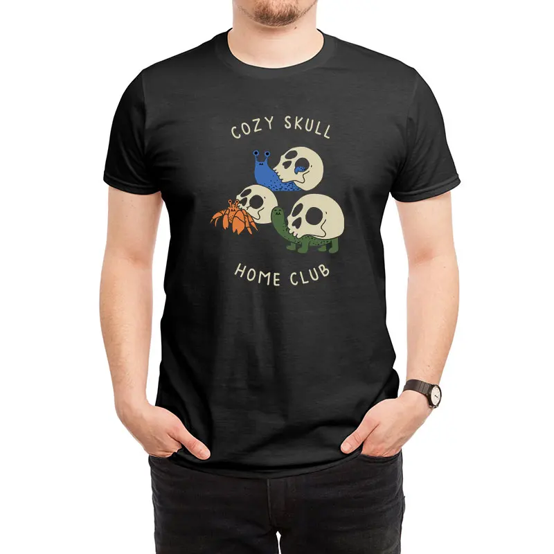 Cozy Skull Home Club Cotton T Shirt Novelty Creative Popular Punk Casual Streetwear Men Women Hip Hop Fashion Hipster Cool Tees
Cozy Skull Home Club Cotton T Shirt Novelty Creative Popular Punk Casual Streetwear Men Women Hip Hop Fashion Hipster Cool Tees