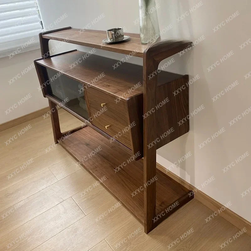 Living Room, Entrance Cabinet, Black Walnut Log Table, Counter, Foyer, Strip Cabinet, Multi-purpose L
Living Room, Entrance Cabinet, Black Walnut Log Table, Counter, Foyer, Strip Cabinet, Multi-purpose L