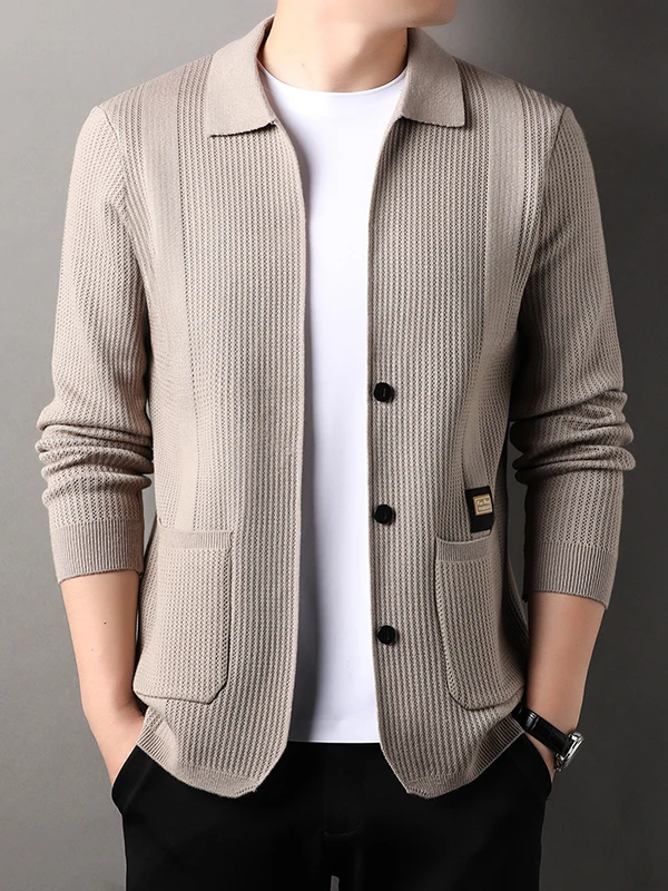 Men's Knitted Cardigan Pure Color Casual Collar Spring Autumn New Sle Busin Casual Sweater Wrap High End Color Yar...
Men's Knitted Cardigan Pure Color Casual Collar Spring Autumn New Sle Busin Casual Sweater Wrap High End Color Yar...