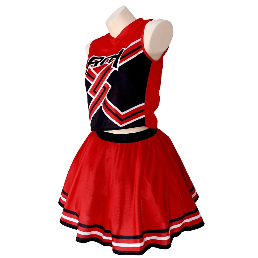 Movie Bring It on Cosplay Costumes RCH Football Babe Cheerleader Uniform Dress Tank Top Mini Skirt Women Girls Halloween Costume
Movie Bring It on Cosplay Costumes RCH Football Babe Cheerleader Uniform Dress Tank Top Mini Skirt Women Girls Halloween Costume