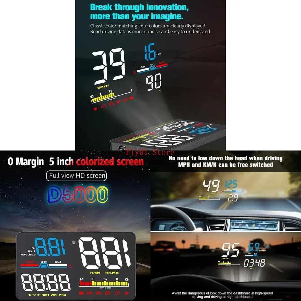 Windshield Projector Meter Car Speedometer Tachometer Head Up Display for Car
Windshield Projector Meter Car Speedometer Tachometer Head Up Display for Car
