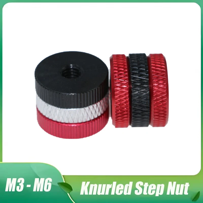 M3 M4 M5 M6 Flat Thin Hand Nut Aluminum Alloy Knurled Step Nut With Collar Thumb Nuts Black/Red/Original /Golden 5/8/20Pcs
M3 M4 M5 M6 Flat Thin Hand Nut Aluminum Alloy Knurled Step Nut With Collar Thumb Nuts Black/Red/Original /Golden 5/8/20Pcs