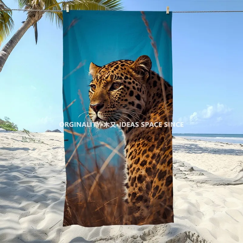 Wild Leopard Print Beach Towel Patterned Sunscreen And Windproof Suitable For Swimming Pool Camping Travel
Wild Leopard Print Beach Towel Patterned Sunscreen And Windproof Suitable For Swimming Pool Camping Travel