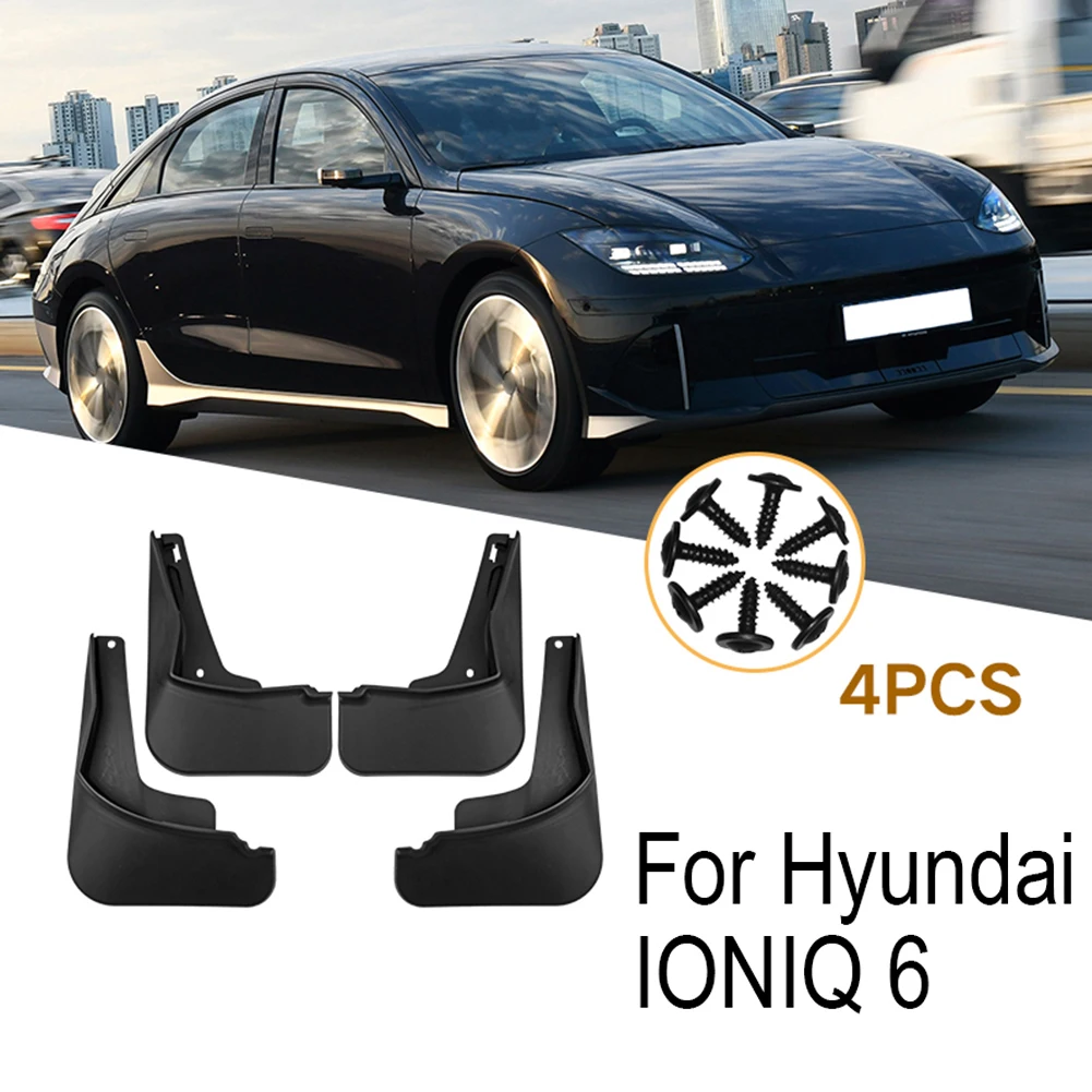 4Pcs Car Tire Fender Black Splash Guards Mud Flaps Guards For Hyundai Ioniq 6 2022+ Car Splash Guards Mud Flaps Guards
4Pcs Car Tire Fender Black Splash Guards Mud Flaps Guards For Hyundai Ioniq 6 2022+ Car Splash Guards Mud Flaps Guards