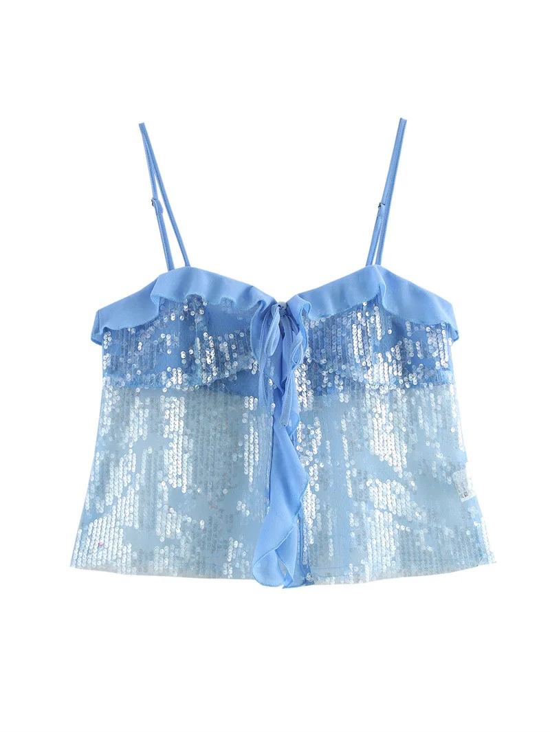 2025 Fashion spring summer,new arrival casual,all match sequin suspender,tank tops for women,lady tops
2025 Fashion spring summer,new arrival casual,all match sequin suspender,tank tops for women,lady tops
