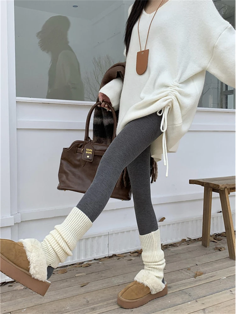 Thiened Yoga Pants Women's High Waist Tight Fit Casual Autumn Winter Warm ark Skin Leggings Small Footed Pants
Thiened Yoga Pants Women's High Waist Tight Fit Casual Autumn Winter Warm ark Skin Leggings Small Footed Pants