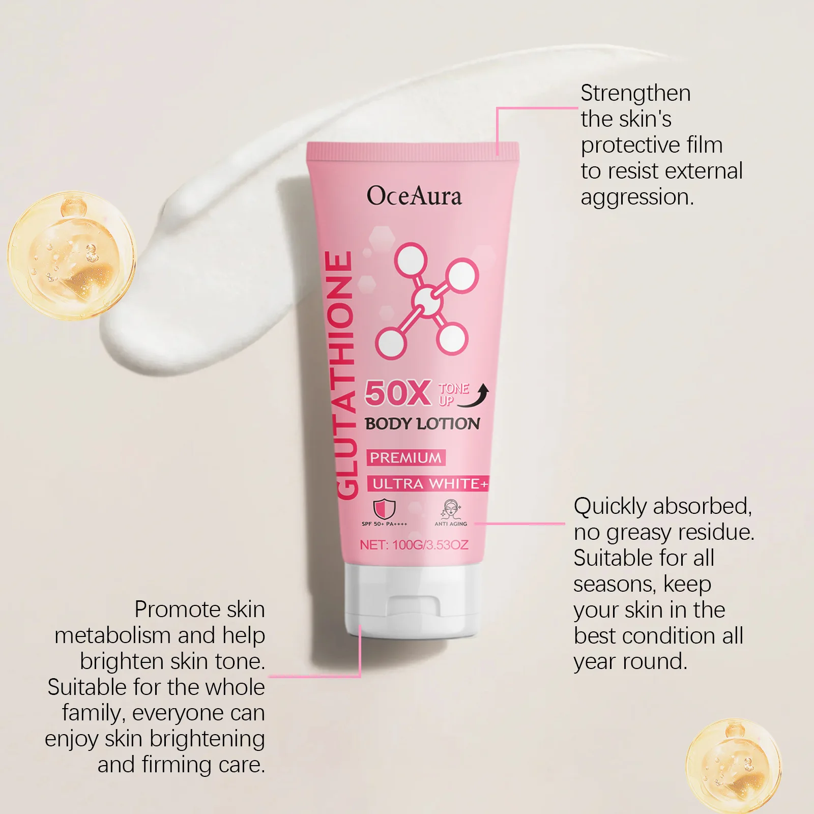 Brightening Body Lotion Nicotinamide Whiten Nourish Body Rejuvenate Smooth Soothe Prevent Acne Deep Moisture Whiten Body Lotion
Brightening Body Lotion Nicotinamide Whiten Nourish Body Rejuvenate Smooth Soothe Prevent Acne Deep Moisture Whiten Body Lotion