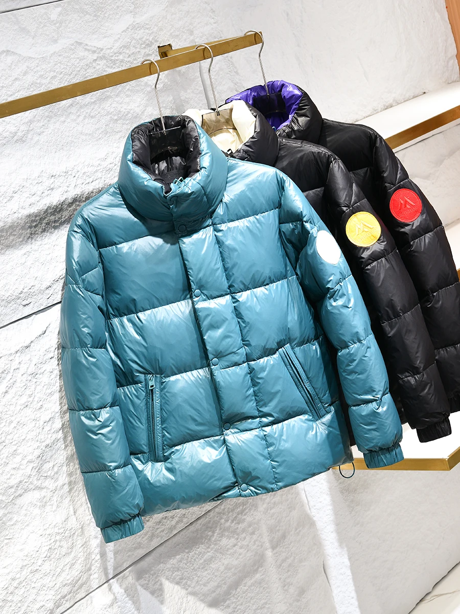 High-End Fluffy White Duck down Jacket Men's Winter Warmth Windproof Casual Stand Collar Zipper Pure Color Fashion Urban Style
High-End Fluffy White Duck down Jacket Men's Winter Warmth Windproof Casual Stand Collar Zipper Pure Color Fashion Urban Style
