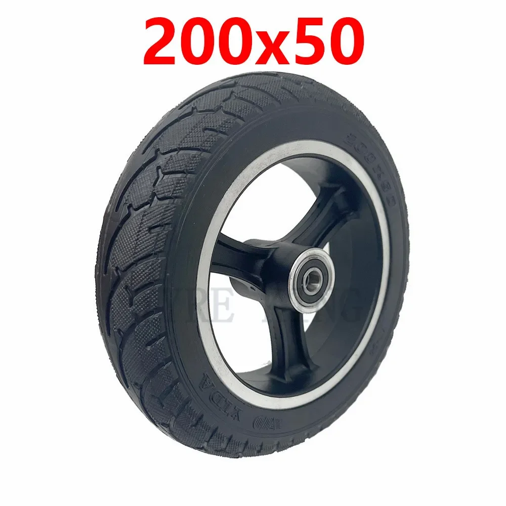 200x50 Solid wheel 8 Inch solid tire with alloy rim 200*50 Non-inflatable Explosion-proof Tire wheel for Electric Scooter Parts
200x50 Solid wheel 8 Inch solid tire with alloy rim 200*50 Non-inflatable Explosion-proof Tire wheel for Electric Scooter Parts