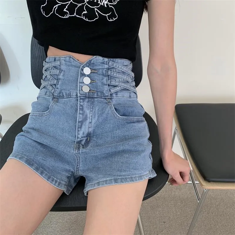 Denim High Waist Shorts Sexy Hot Girl Women's Jean Summer 2022 New Slim Thin A-line Pants All Match Streetwear Tight Pants Trend
Denim High Waist Shorts Sexy Hot Girl Women's Jean Summer 2022 New Slim Thin A-line Pants All Match Streetwear Tight Pants Trend