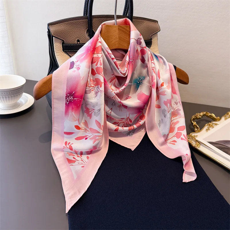 Fashion Silk Scarf Hijab Turban Luxury Print Women's Head Scarfs Bandana Handkerchief Shawl Windproof Neckerchief Headband Wraps
Fashion Silk Scarf Hijab Turban Luxury Print Women's Head Scarfs Bandana Handkerchief Shawl Windproof Neckerchief Headband Wraps