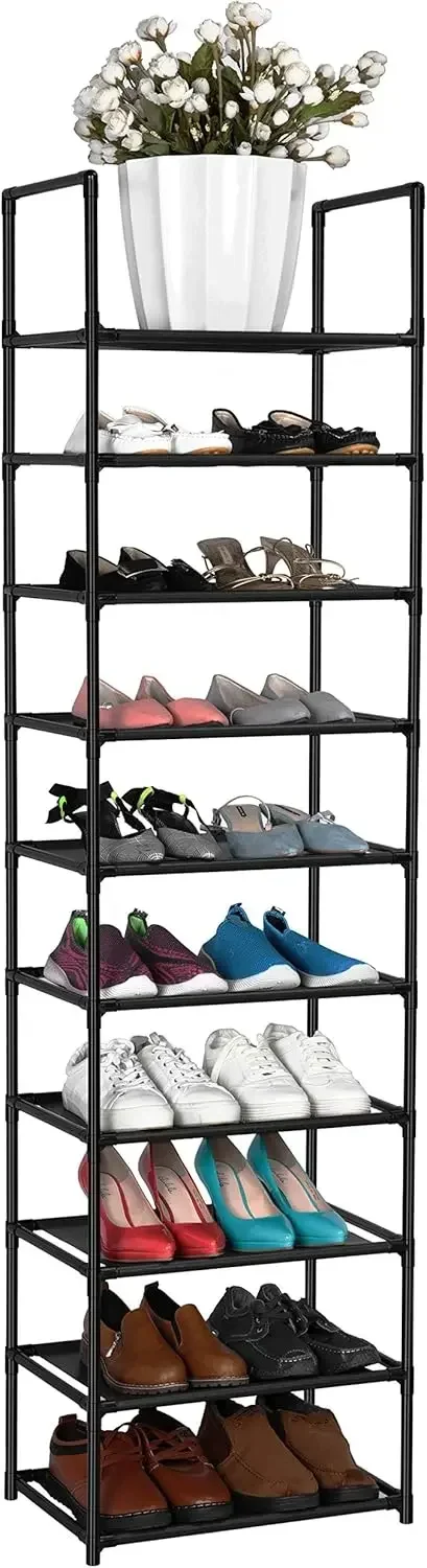 HOME 10 Tiers Shoe Rack 20-25 Pairs Sturdy Shoe Shelf
HOME 10 Tiers Shoe Rack 20-25 Pairs Sturdy Shoe Shelf