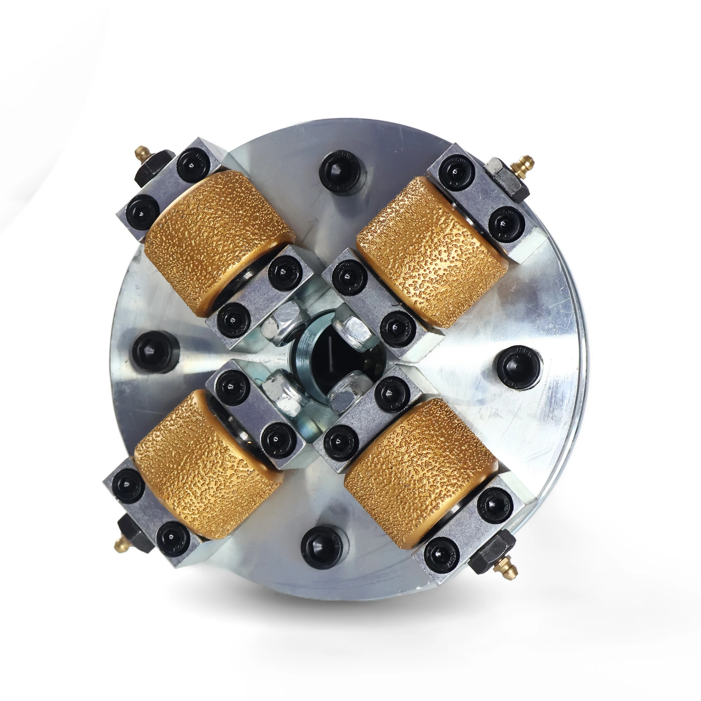 1 Pc 8 Inch 200mm Abrasive Tool Metal Bush Hammer Litchi 3-Roller For Grinding And Polishing Stone Marble Granite Concrete Floor
1 Pc 8 Inch 200mm Abrasive Tool Metal Bush Hammer Litchi 3-Roller For Grinding And Polishing Stone Marble Granite Concrete Floor