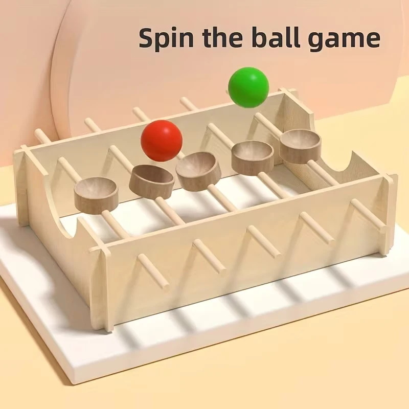 Деревянный вращающийся мяч, игра для терпения и концентрации, подходит для семьи, взаимодействия родителей и детей, игрушка в подарок на день рождения
Деревянный вращающийся мяч, игра для терпения и концентрации, подходит для семьи, взаимодействия родителей и детей, игрушка в подарок на день рождения