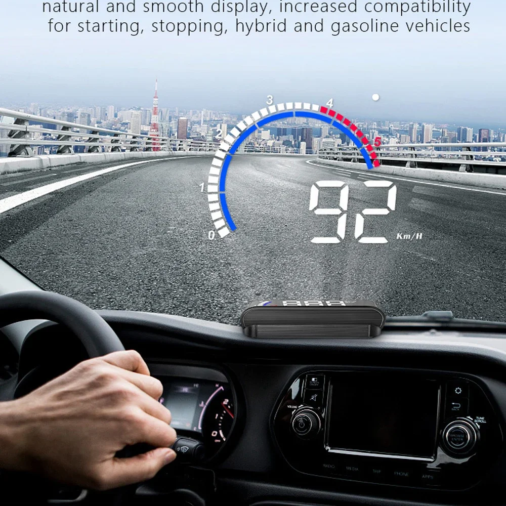 Auto Electronic Car HUD Head-Up Display OBD2+GPS EUOBD Speed RPM Fuel Consupmtion Voltage Projector Windshield Voltage Alarm
Auto Electronic Car HUD Head-Up Display OBD2+GPS EUOBD Speed RPM Fuel Consupmtion Voltage Projector Windshield Voltage Alarm